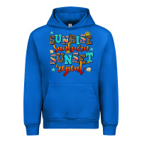 Cobalt sunrise sunburn sunset repeat Urban Hoodie - AdoDesignShop