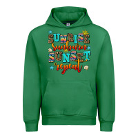 Emerald sunrise sunburn sunset repeat Urban Hoodie - AdoDesignShop