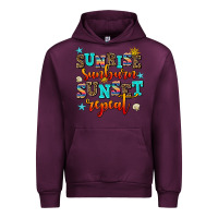 Mauve Wine sunrise sunburn sunset repeat Urban Hoodie - AdoDesignShop