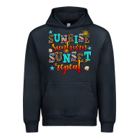 Navy sunrise sunburn sunset repeat Urban Hoodie - AdoDesignShop