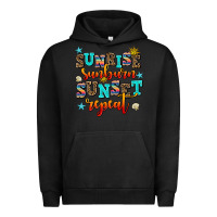 Pigment Black sunrise sunburn sunset repeat Urban Hoodie - AdoDesignShop
