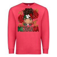 Cardinal Mexicana Latina messy bun Premium Sweatshirt - RanaPortraitStore