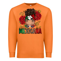 Carrot Mexicana Latina messy bun Premium Sweatshirt - RanaPortraitStore