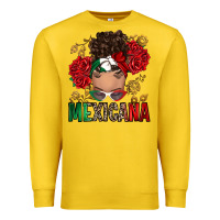 Lemon Mexicana Latina messy bun Premium Sweatshirt - RanaPortraitStore