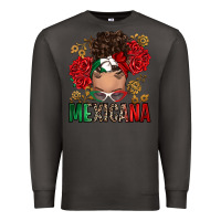 Smoke Mexicana Latina messy bun Premium Sweatshirt - RanaPortraitStore