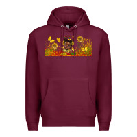 Burgundy juneteenth little miss libbey glass Premium Hoodie - HRA Design Shop