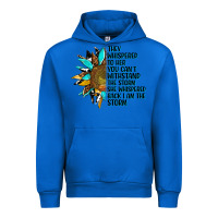 Cobalt sunflower they whispered to her Urban Hoodie - AdoDesignShop