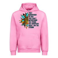 Fuchsia Pink sunflower they whispered to her Urban Hoodie - AdoDesignShop