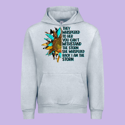 Sunflower They Whispered To Her Urban Hoodie Designed By Adodesignshop