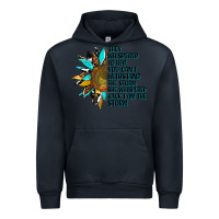 Navy sunflower they whispered to her Urban Hoodie - AdoDesignShop
