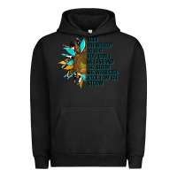 Pigment Black sunflower they whispered to her Urban Hoodie - AdoDesignShop