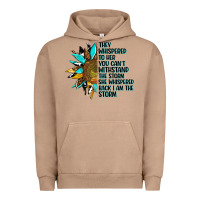 Pigment Burro sunflower they whispered to her Urban Hoodie - AdoDesignShop