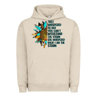 Pigment French Oak sunflower they whispered to her Urban Hoodie - AdoDesignShop