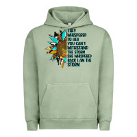 Pigment Oil Green sunflower they whispered to her Urban Hoodie - AdoDesignShop