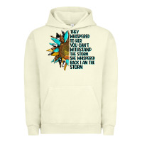 Pigment Pistachio sunflower they whispered to her Urban Hoodie - AdoDesignShop