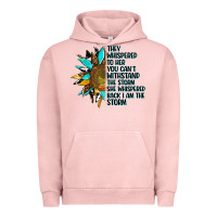 Pigment Salmon sunflower they whispered to her Urban Hoodie - AdoDesignShop