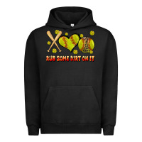 Pigment Black rub some dirt on it softball Urban Hoodie - JahusDesignShop