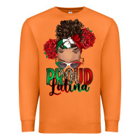 Carrot Proud Latina messy bun Premium Sweatshirt - RanaPortraitStore