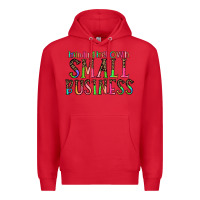 Red minding my own small bussiness Premium Hoodie - CowhideDigitalArt