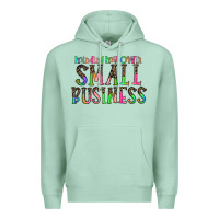 Seafoam minding my own small bussiness Premium Hoodie - CowhideDigitalArt
