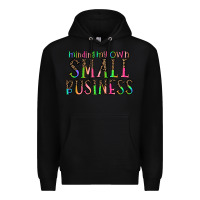 Black minding my own small bussiness Premium Hoodie - CowhideDigitalArt