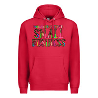 Cardinal minding my own small bussiness Premium Hoodie - CowhideDigitalArt