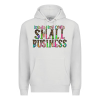 Dove Grey minding my own small bussiness Premium Hoodie - CowhideDigitalArt