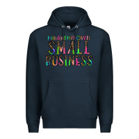 Navy minding my own small bussiness Premium Hoodie - CowhideDigitalArt
