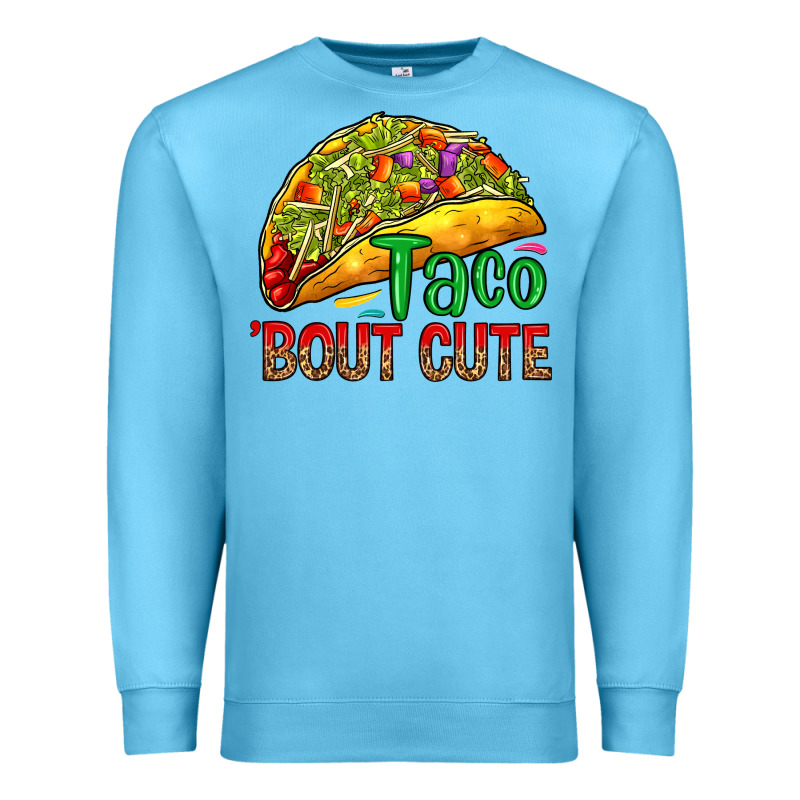 Taco 'bout Cute Premium Sweatshirt by RanaPortraitStore | Teevron