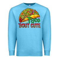 Ocean Blue Taco 'bout cute Premium Sweatshirt - RanaPortraitStore