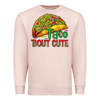 Pale Pink Taco 'bout cute Premium Sweatshirt - RanaPortraitStore
