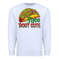 White Taco 'bout cute Premium Sweatshirt - RanaPortraitStore