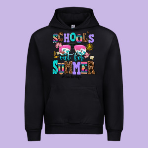 School's Out For Summer Teacherlife Urban Hoodie Designed By Adodesignshop