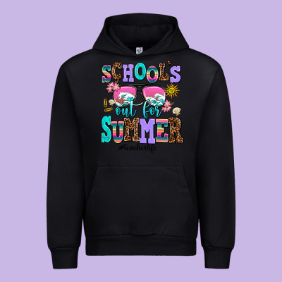 School's Out For Summer Teacherlife Urban Hoodie Designed By Adodesignshop