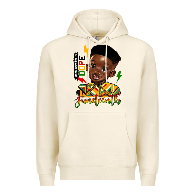 Juneteenth Black Boy Premium Hoodie by HRA Design Shop | Teevron