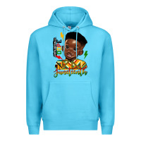 Ocean Blue juneteenth black boy Premium Hoodie - HRA Design Shop