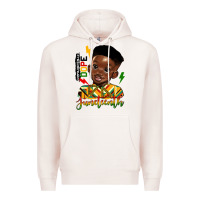 Pale Pink juneteenth black boy Premium Hoodie - HRA Design Shop