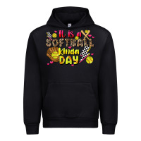 Black it is a softball kinda day Urban Hoodie - JahusDesignShop