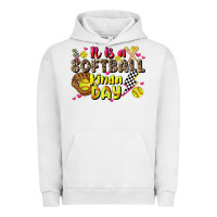 Pigment Lunar Rock it is a softball kinda day Urban Hoodie - JahusDesignShop