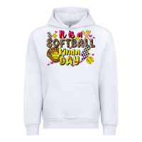 White it is a softball kinda day Urban Hoodie - JahusDesignShop
