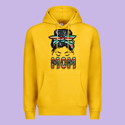 Mom Premium Hoodie Designed By Cowhidedigitalart
