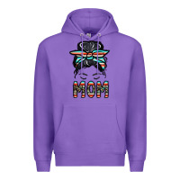 Purple mom Premium Hoodie - CowhideDigitalArt