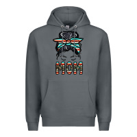 Rock mom Premium Hoodie - CowhideDigitalArt