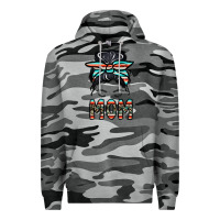Slate Camo mom Premium Hoodie - CowhideDigitalArt