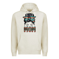 Oatmeal Heather mom Premium Hoodie - CowhideDigitalArt