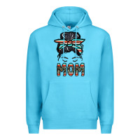 Ocean Blue mom Premium Hoodie - CowhideDigitalArt
