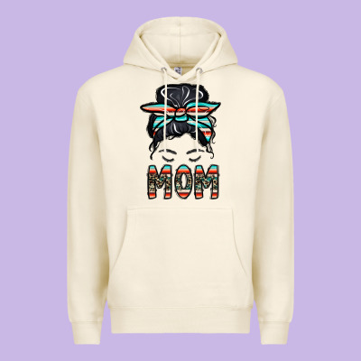 Mom Premium Hoodie Designed By Cowhidedigitalart