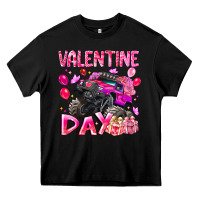 Black Valentine Day Heavy Core Tee - CowhideDigitalArt
