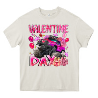 Cream Valentine Day Heavy Core Tee - CowhideDigitalArt