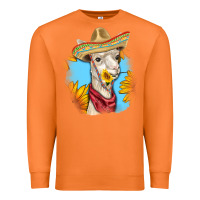 Carrot Sombrero Llama Premium Sweatshirt - RanaPortraitStore